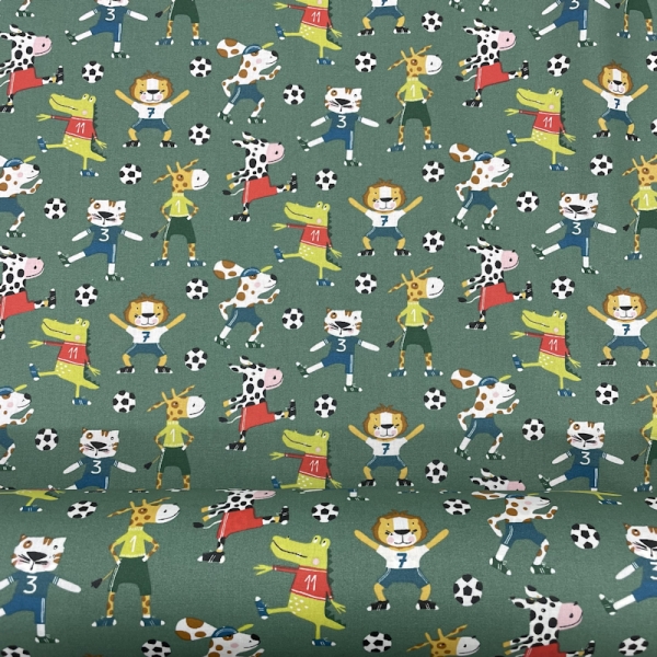 Beschichtete Baumwolle Fußball Tiere